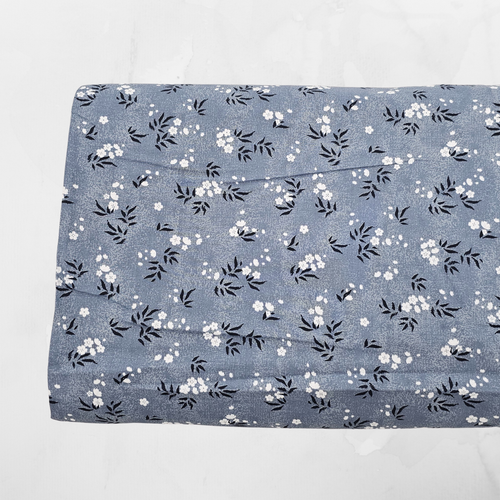 Posy Clusters on Medium Blue Tropical Breeze Fabric (sold by half yards)