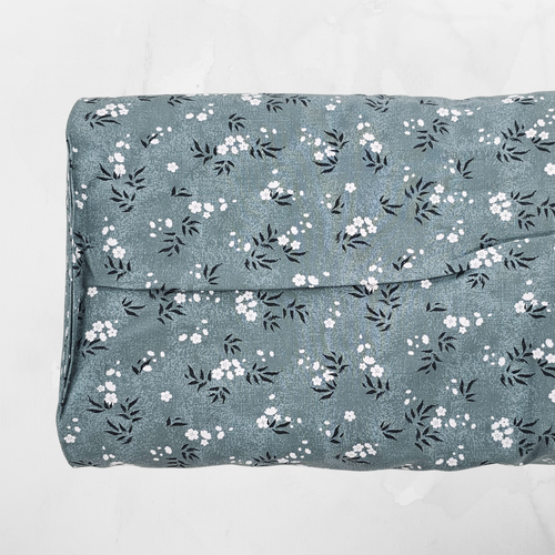 Posy Clusters on Sea Green Tropical Breeze Fabric (sold by half yards)