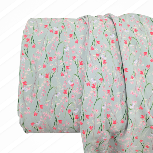 SpriggyS 4 Way Stretch Crinkle Poly Fabric (sold by half yards)