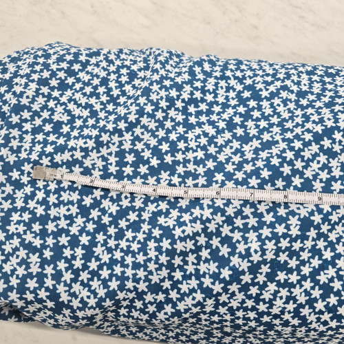 Pixy Teal Round Poly Swiss Dot Fabric (sold by half yards)