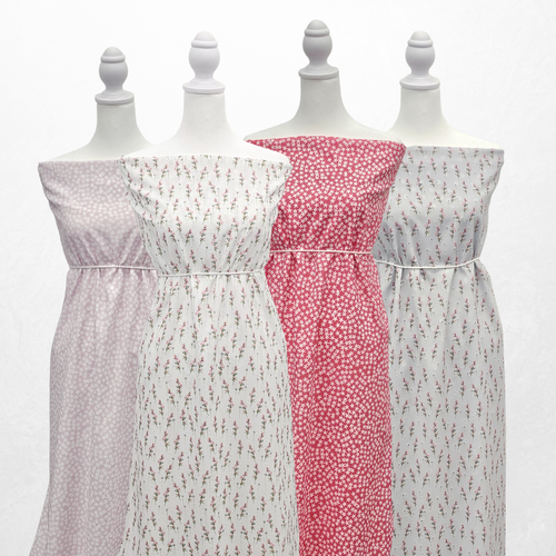 Pixy Pink Round Poly Swiss Dot Fabric (sold by half yards)