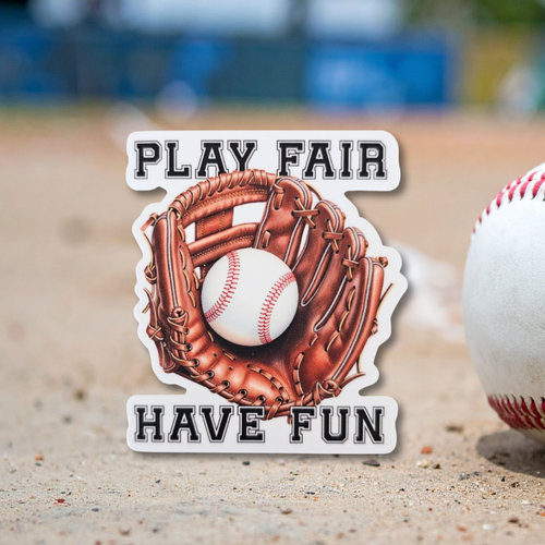 Play Fair Waterproof Sticker