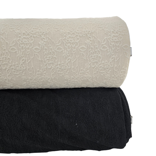 Black Rosie Lace (sold by half yards)