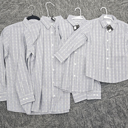 Blue Mini Plaid Shirt