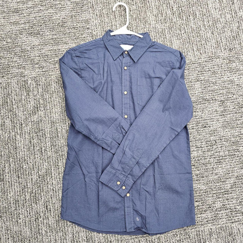 Navy Blue Long Sleeve Shirt