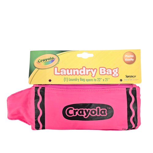 Pink Crayola Laundry Bag