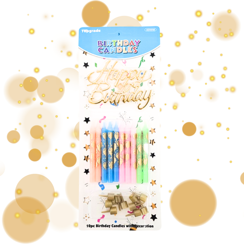 Gold Birthday Candles