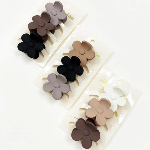 MINI Flower Hair Claw Clips