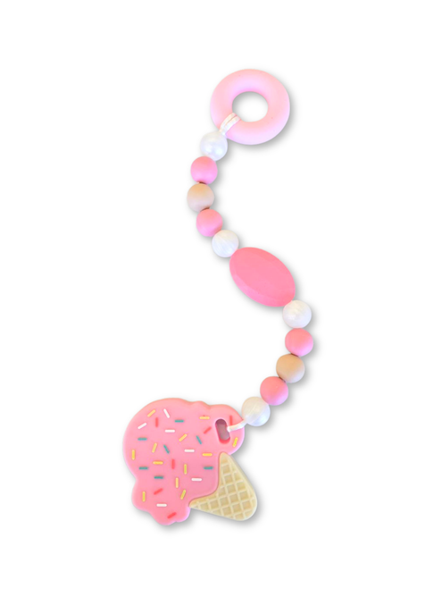 Pink Ice Cream Single String Beads