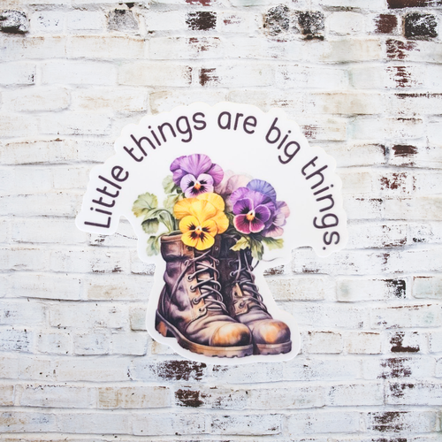 Little Things Waterproof Sticker