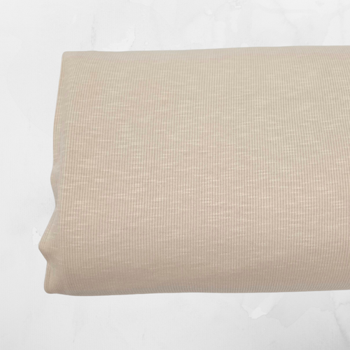 Oatmeal Reign Rib Knit Solid (sold by half yards)