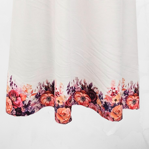 Wild Summer Border Brushed Rib Knit Fabric (sold by half yards