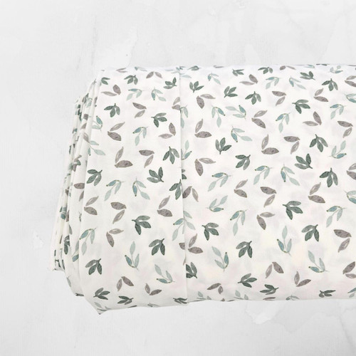 Leaf 4 Way Stretch Crinkle Poly Fabric (sold by half yards)