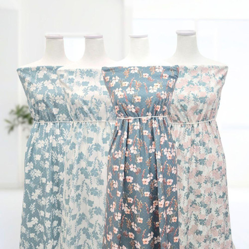 Posie Pink A 4 Way Stretch Crinkle Poly Fabric (sold by half yards)