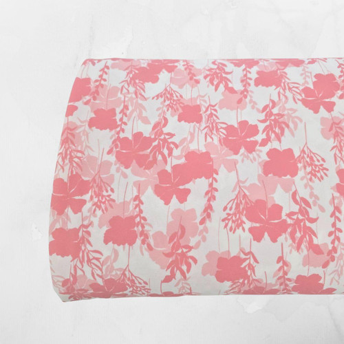 Posie Pink DP 4 Way Stretch Crinkle Poly Fabric (sold by half yards)