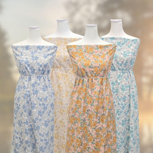 Muted Splash S Knit Swiss Dot Fabric (sold by half yards)