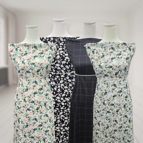 Fresh Blue Missonia Knit Fabric (sold by half yards)