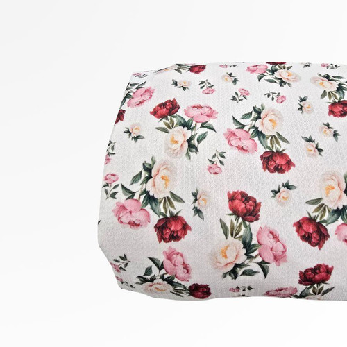 Peony Pink Missonia Knit Fabric (sold by half yards)