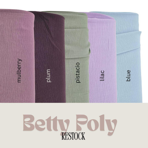 Mulberry Betty Poly (sold by half yards)