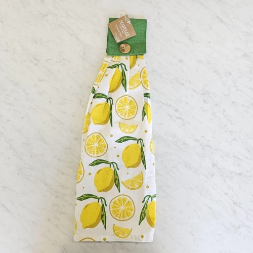 Tie Lemon Kitchen Towel