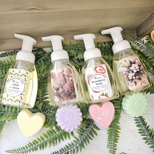 Foam & Bar Set ( goat mik soap)