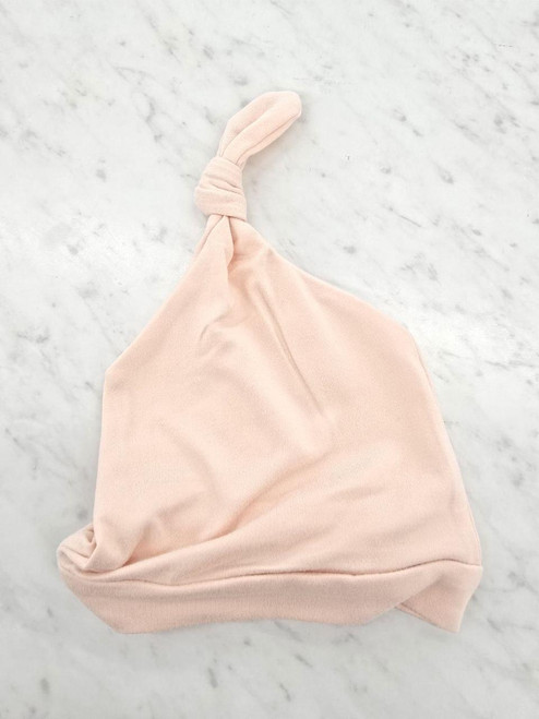 Peach Infant Knit Hat 0-6 Mo