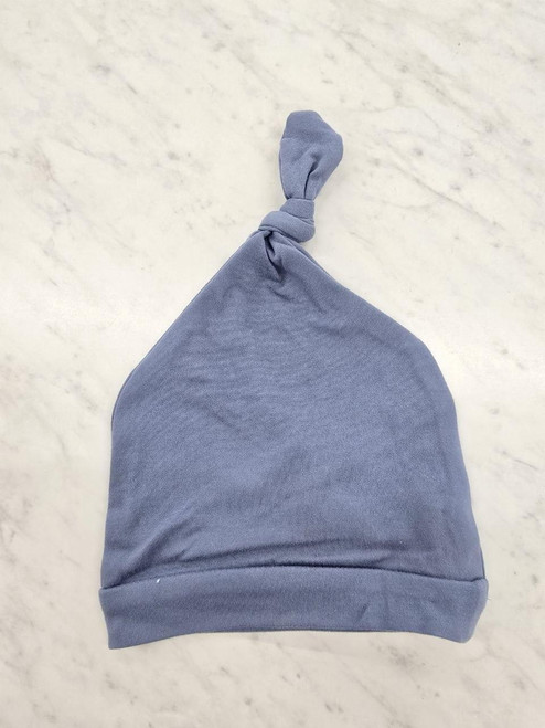 Slate Blue Infant Knit Hat 0-6 Mo
