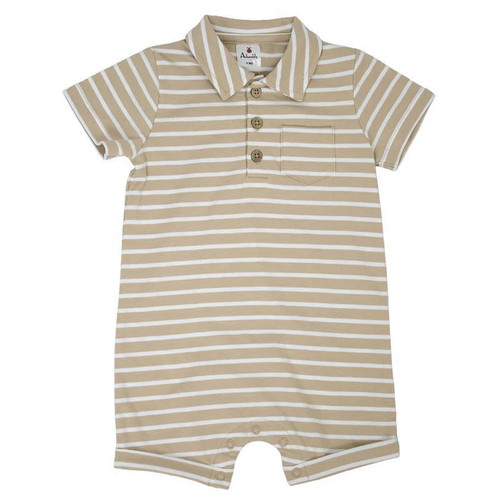 Boy's Striped Romper