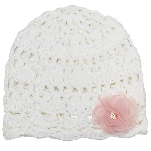 Baby Girl's Lace Crochet Hat