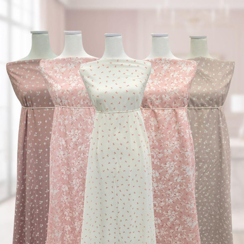 Ditsy Pink Missonia Knit Fabric (sold by half yards)