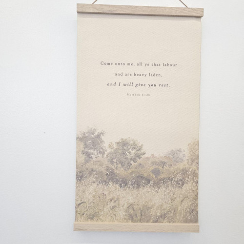 Come Unto Me Wall Hanging