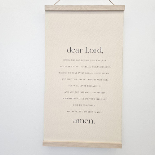 Dear Lord Wall Hanging
