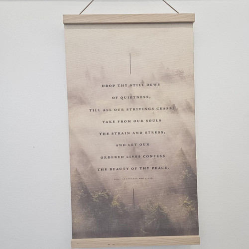 Drop The Still Dews Wall Hangings