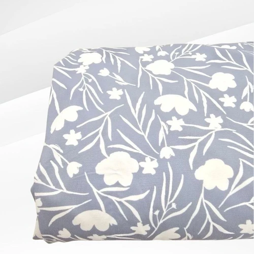 Spring Fling Bl Poly Slub Fabric (sold by half yards)