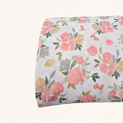 Pink Spring Missonia Knit Fabric (sold by half yards)
