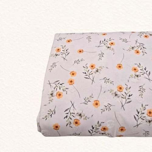 Fall Bouquet T Penny Size Poly Swiss Dot Fabric (sold by half yards)