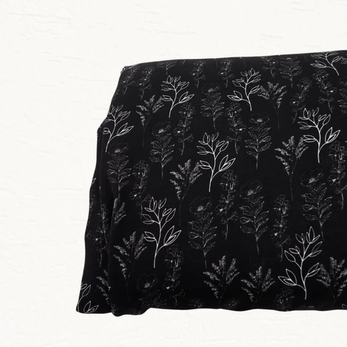 White Sprig B Airflow Poly Fabric (sold by half yards)