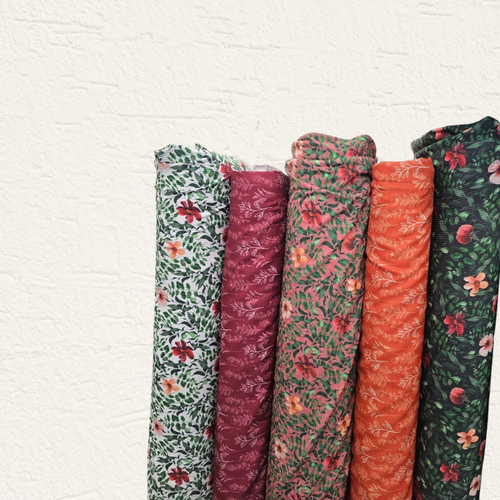 White Sprig R Penny Size Poly Swiss DOt Fabric (sold by half yards)