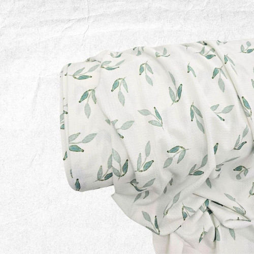 Big Leaf Penny Size Poly Swiss Dot Fabric (sold by half yards)