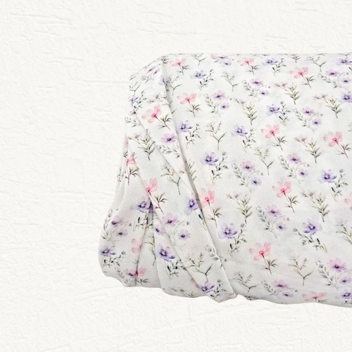Pink & Blue Airflow Poly Fabric (sold by half yards)