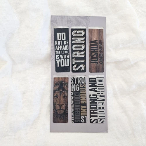 Joshua 1:9 Magnetic Bookmark- 6pk.