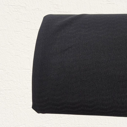 Black (2) 100% Polyester Fabric (sold by half yards)