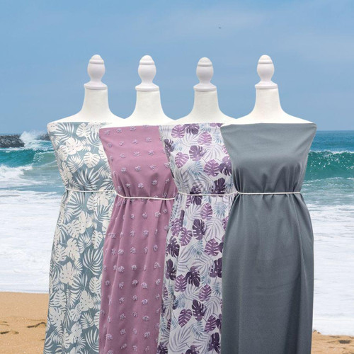 Beach Leaf S Missonia Knit Fabric (sold by half yards)