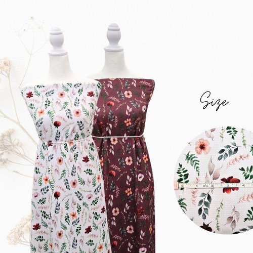 Wildflower Floral W Liverpool Knit Fabric (sold by half yards)