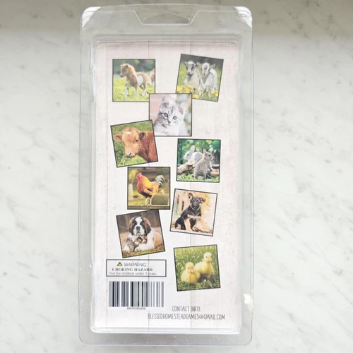 Farm Animal Memory Game