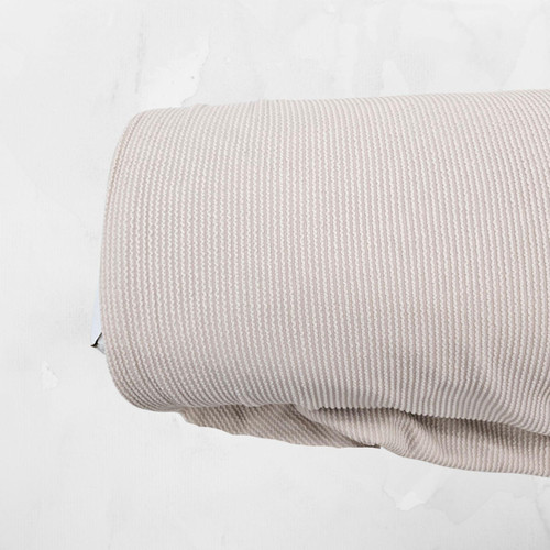 Oatmeal Jacquard Rib Knit (sold by half yards)