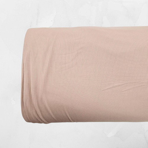 Almond Kelsey Rib Knit (sold by half yards)