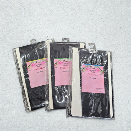 Rich Black Panty Hose