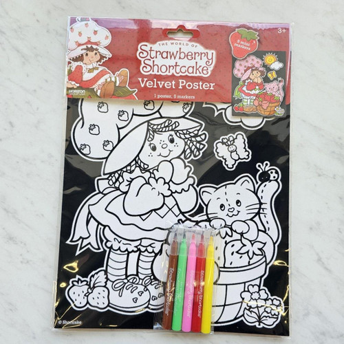 Velvet Poster Strawberry Shortcake