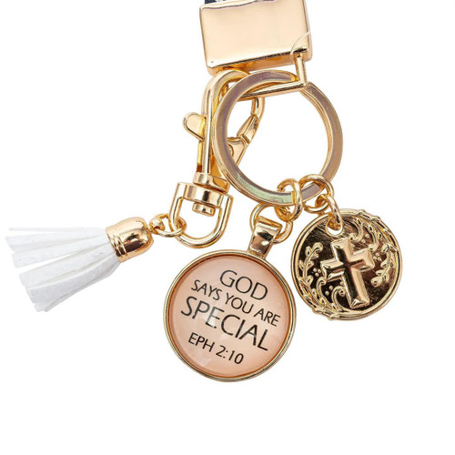 Special Ephesians 2:10 Wristlet Keychain